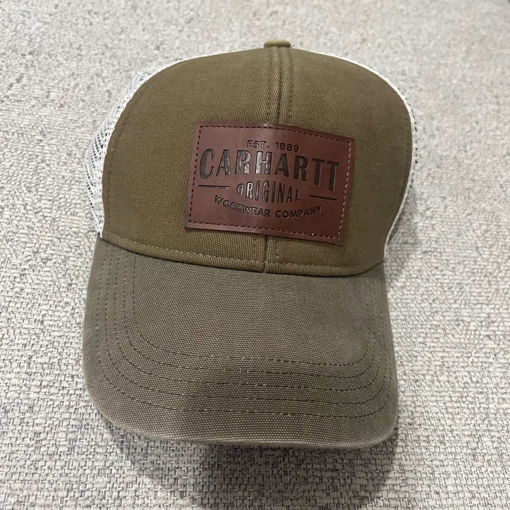 Carhartt Olive Green Mesh Back Cap
